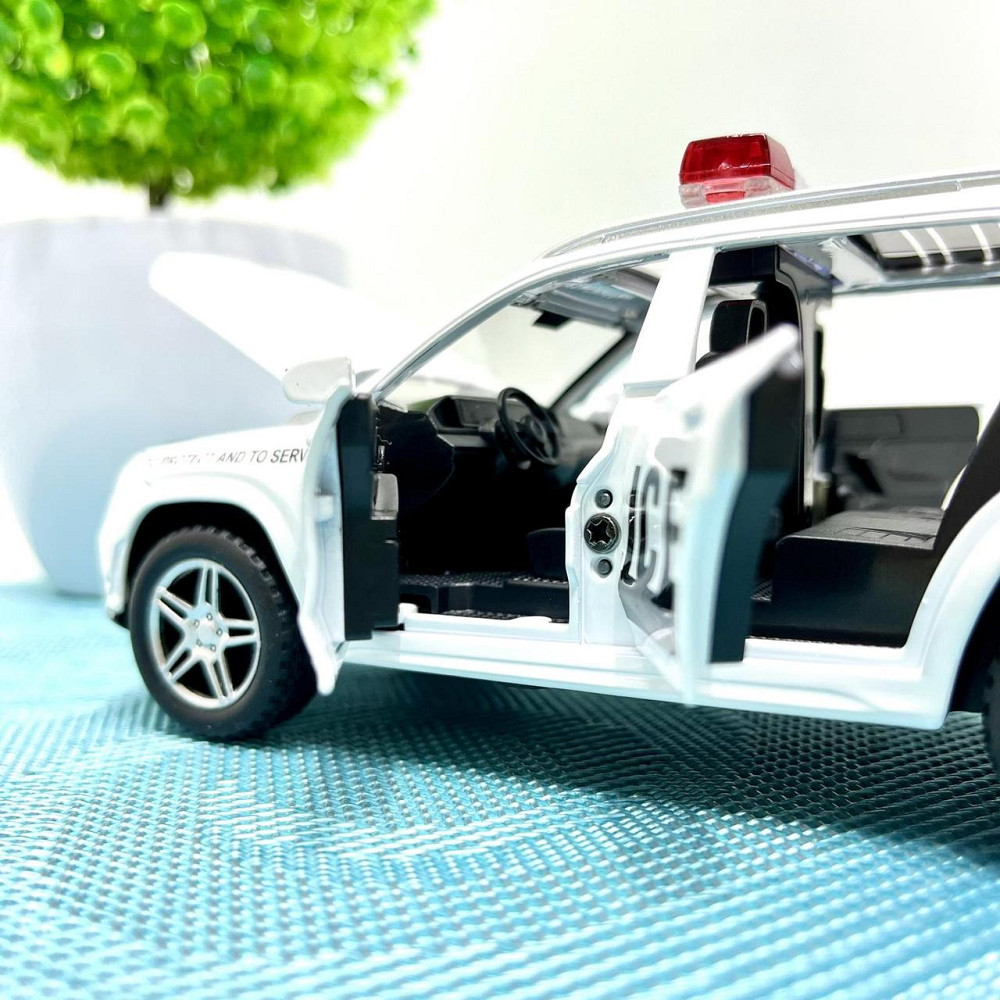 Машина Автосвіт Mercedes gls інерційна відчиняються двері 16.5 см Біла (AP-1957) Чернигов - изображение 6