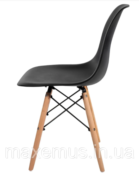 Кресло кухонное В 173 табурет кухонный на ножках в гостинную стул со спинкой на кухню черный Мостиска - изображение 17