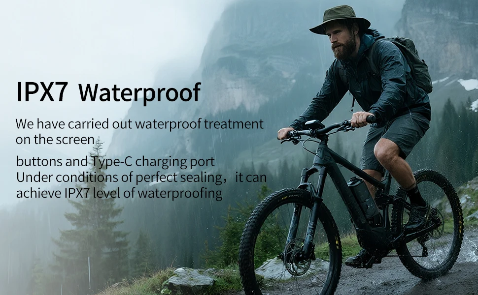 Велокомпьютер GPS BKV-310 IPX7 LCD-2.4