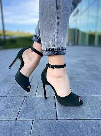 Nivelle Босоніжки жіночі NIVELLE 1794/10503-10512 темно-зелені (літо, замша натуральна) (3673) Коломия