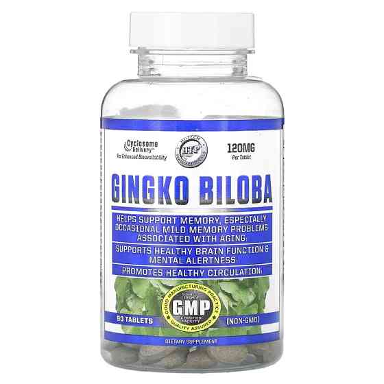 Екстракт гінкго білоба Hi Tech Pharmaceuticals Gingko Biloba 120 мг 90 таблеток Луцьк