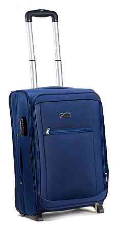 Валіза тканинна WINGS 1701 мала 55 см 2 колеса синя Київ