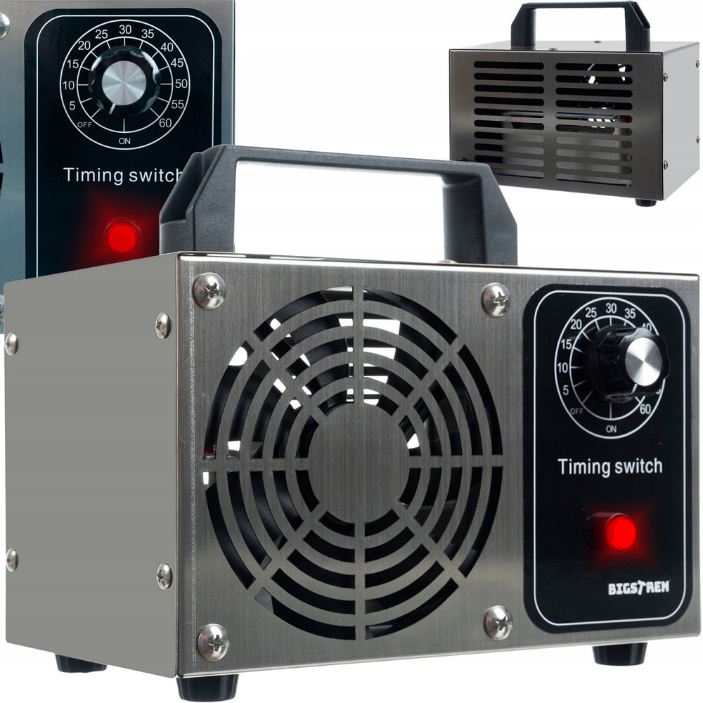 Генератор озону, озонатор повітря з таймером 1-60 хвилин Bigstren (21208) Ефективність: 20 000 мг/год Нововолинськ - фото 1