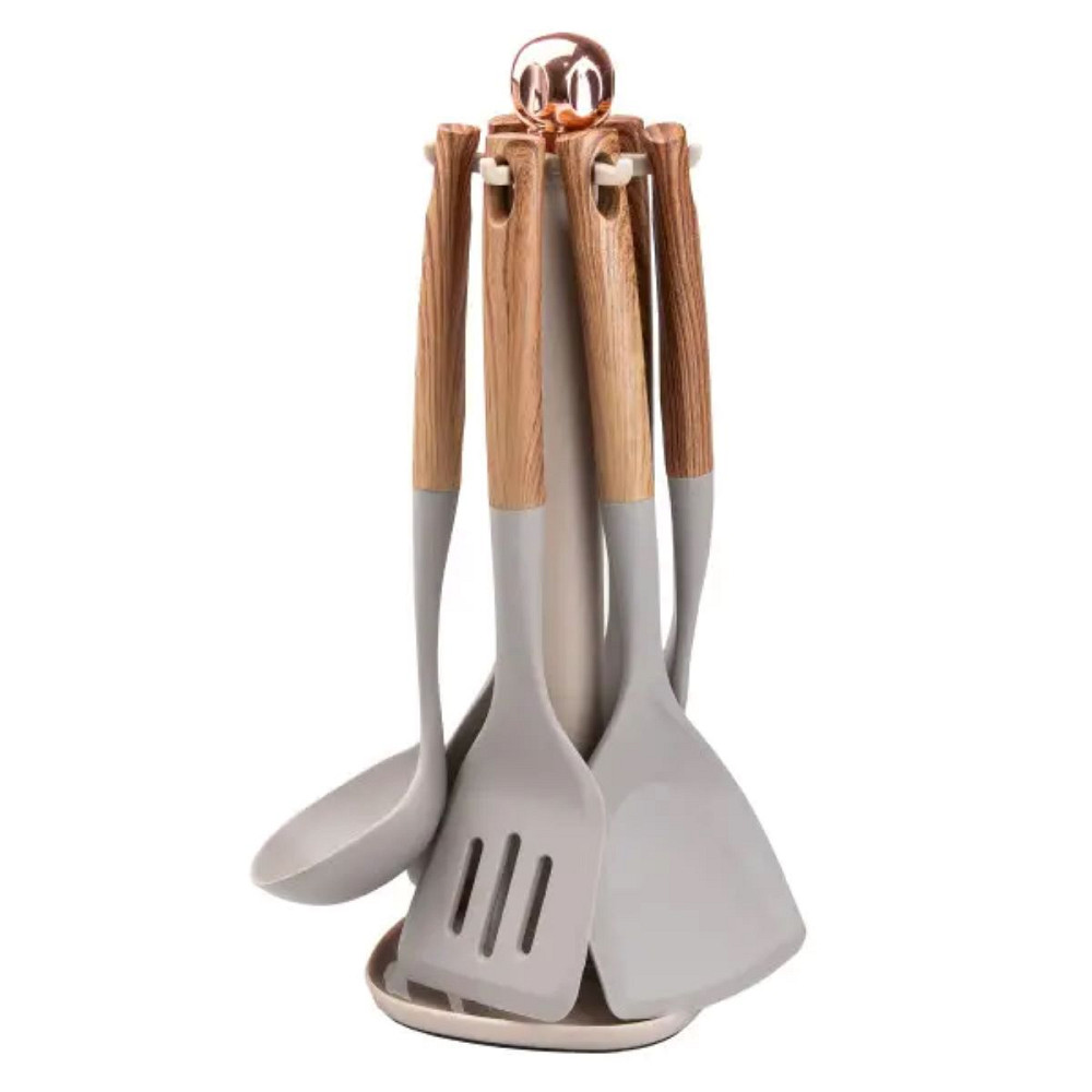 TS Kitchen Набір кухонного приладдя 6 штук з підставкою Київ - фото 4