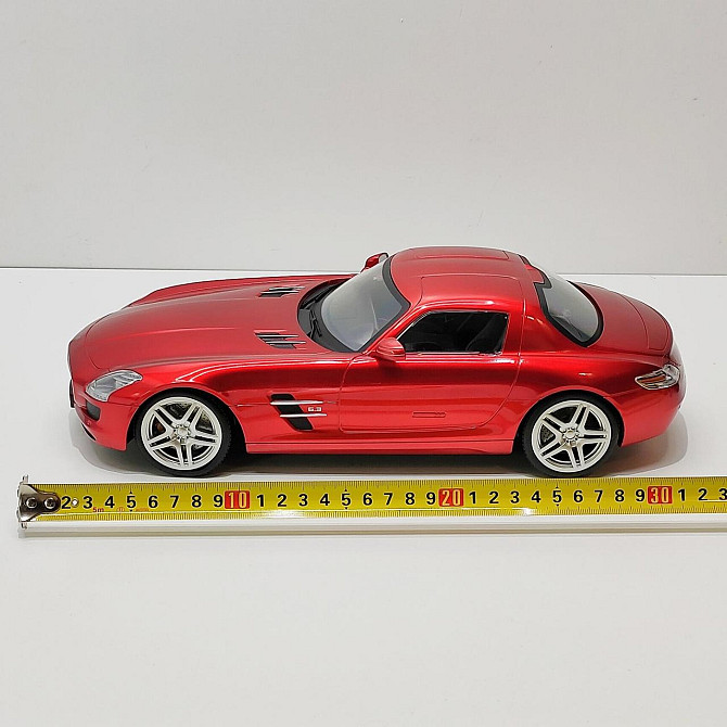 Машинка на радіокеруванні Mercedes-Benz SLS гумові колеса світло Червона (2024A) Чернігів - фото 3