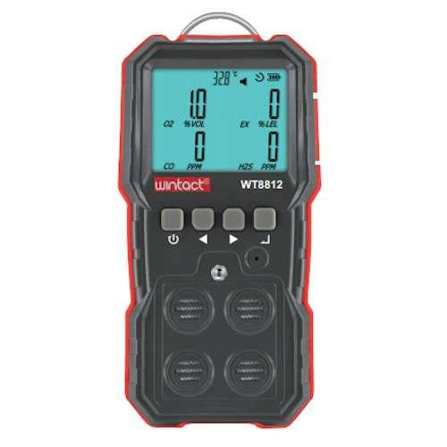 Газоанализатор 4-в-1 (кислород (O2), монооксид углерода (CO), сероводород (H2S), горючий газ WINTACT WT8812 Одесса - изображение 1