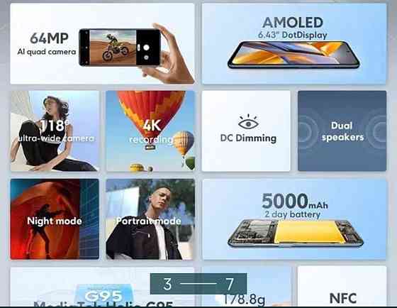 Смартфон: POCO M5s 4/128Gb. 5000mAh. NFC добра Камера 64М. Київ