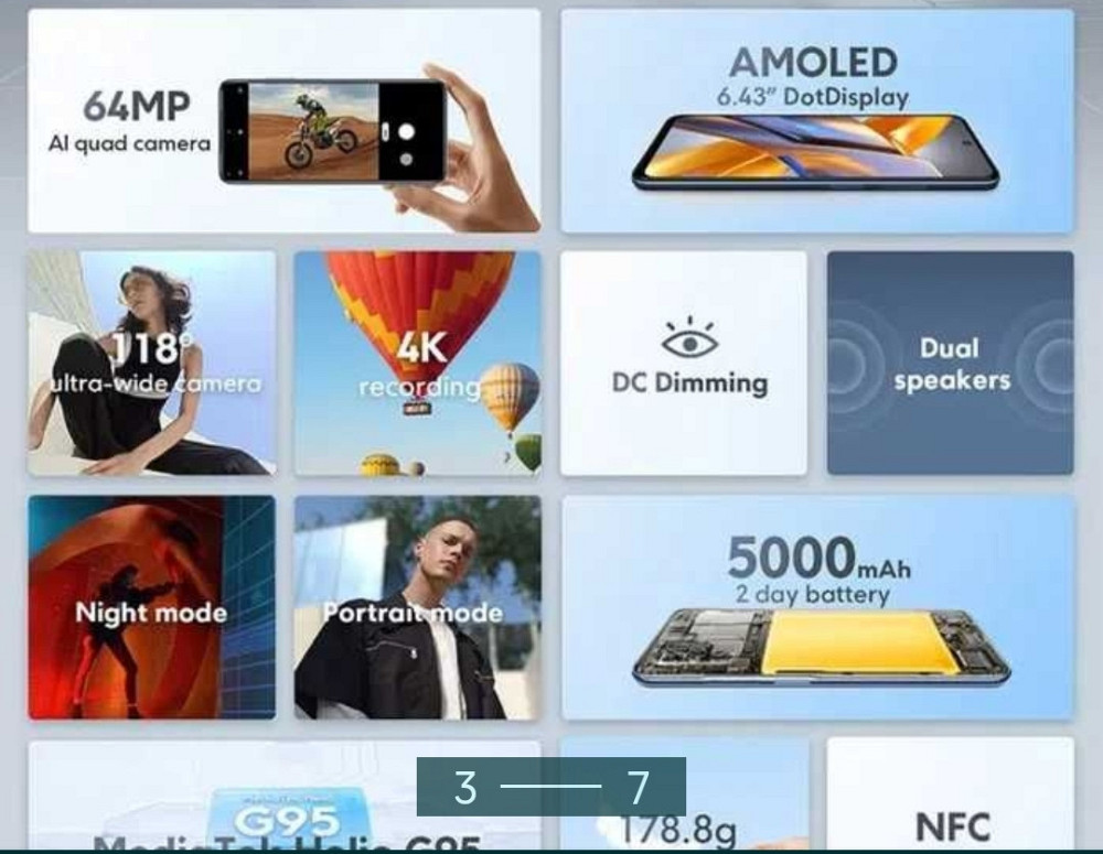 Смартфон: POCO M5s 4/128Gb. 5000mAh. NFC добра Камера 64М. Київ - фото 3