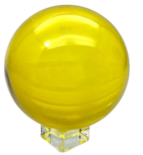 Шар статуэтка желтый d-10,5 см Киев - изображение 1