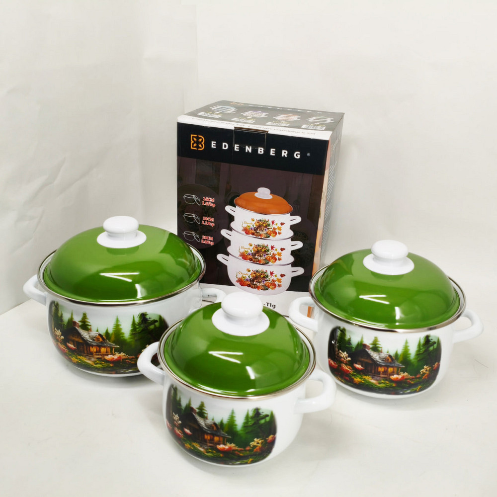 Набор качественных каструль, Кастрюли с крышками, Фирменные наборы кастрюль, Набор кастрюль для плит CQ-52 Львов - изображение 9