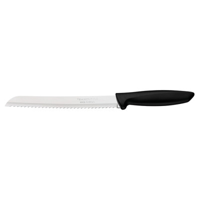 Кухонний ніж Tramontina Plenus black для хліба 203 мм (23422/108) Вінниця - фото 2