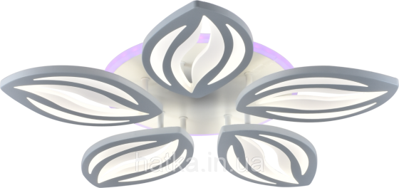 Люстра потолочная светодиодная VALESO 5 плафонов LED 64W RGB Белый Металл Акрил LI8515/5 Киев