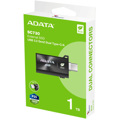 Накопитель SSD USB 3.2 1TB SC730 ADATA (SC730-1T-CACTI) Винница - изображение 10