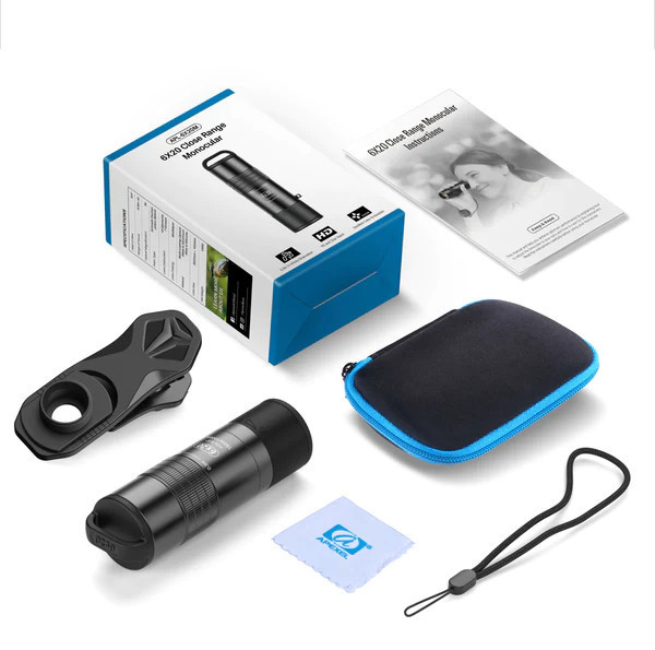 Об'єктив телескоп для телефону телефото 6x Apexel APL-6X20M Київ - фото 4