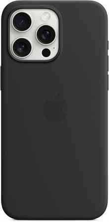 Чохол-накладка Apple Silicone Case with MagSafe для Apple iPhone 15 Pro Max Black (MT1M3) ( 15925 ) Харьков