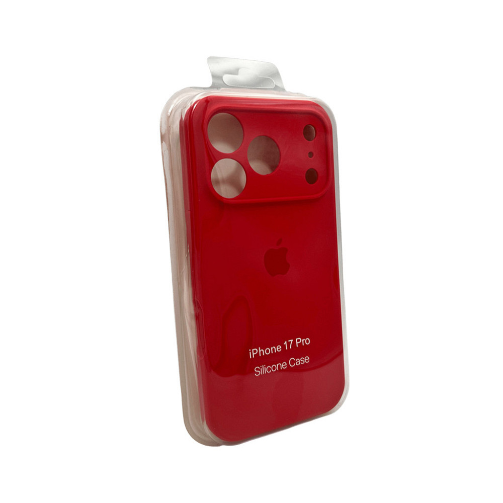 Чохол для смартфона Silicone Full Case AA Camera Protect for Apple iPhone 17 Pro Max 43,Berry Red Київ - фото 2