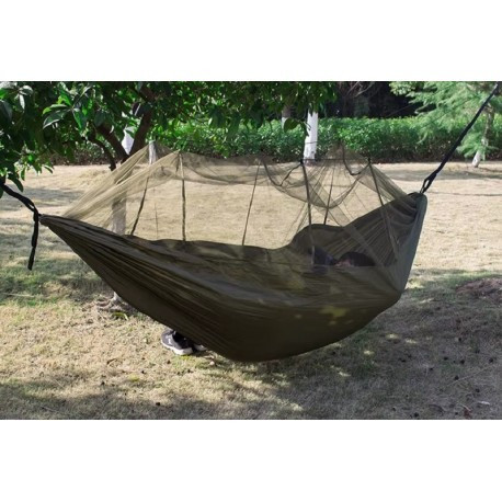 Гамак туристический подвесной с москитной сеткой цвет Олива.AT2 Одесса - изображение 5