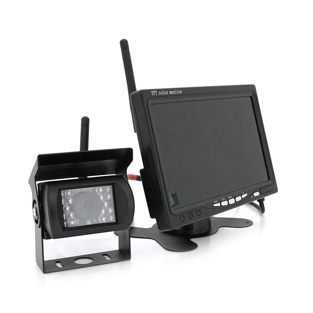 7-дюймовый автомобильный HD ЖК-дисплей на две камеры, 24V, расширение 420TVL, угол линзы 120° Киев - изображение 1