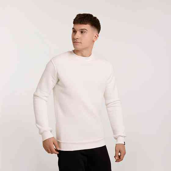 Світшот чоловічий однотонний молочний Pobedov 007 ЗИМА Київ