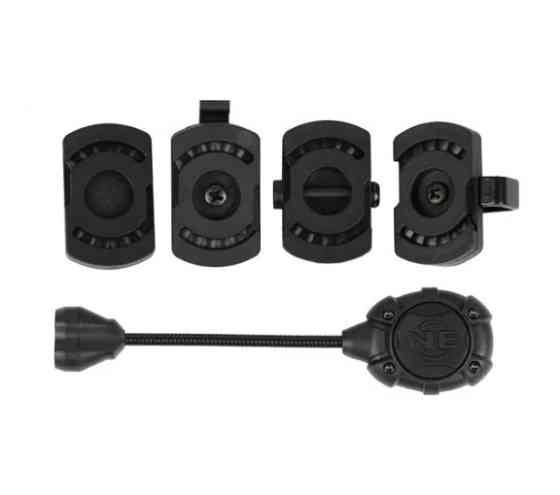 Тактический сигнальный фонарь Wadsn NE-05009-BK-green для шлема Mpls (зеленый + ИК свет) Черный Киев