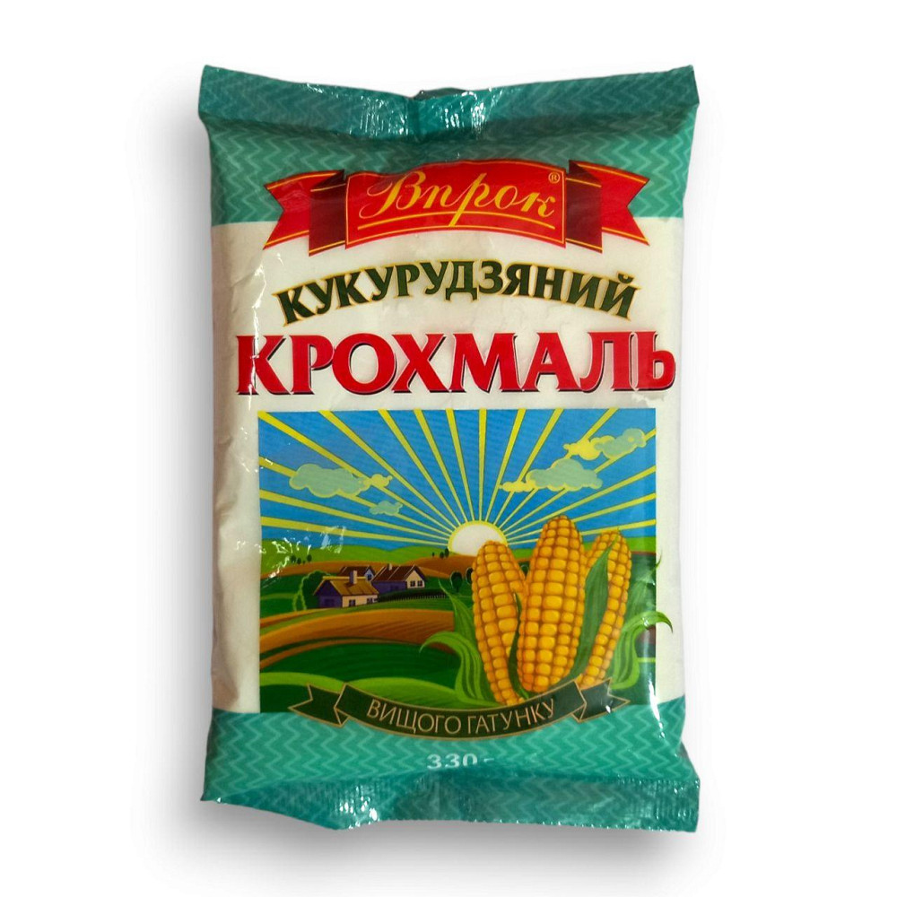 Крохмаль кукурзний ТМ "Впрок" 330г Харків - фото 1