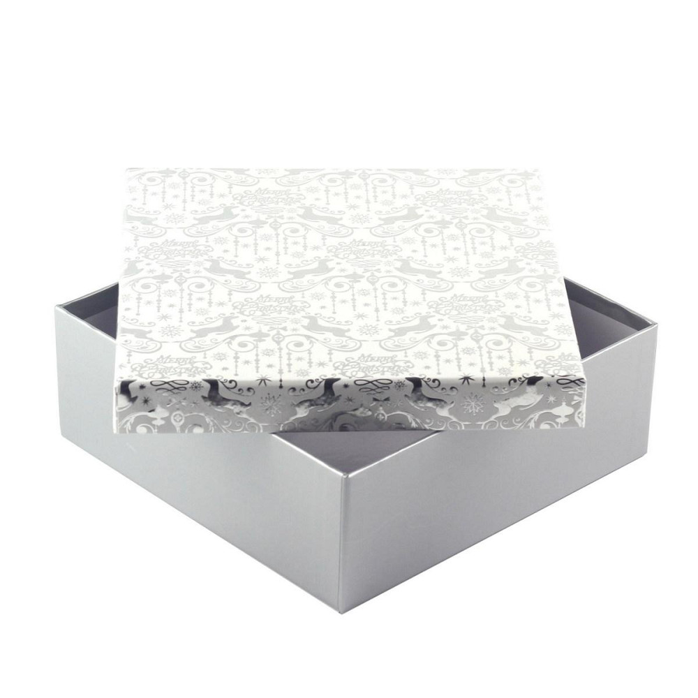 Коробка подарункова "Silver" 20 х 20 х 8 см Рівне - фото 2