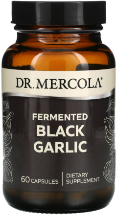Чорний часник ферментований Dr. Mercola Black Garlic 60 капс Київ