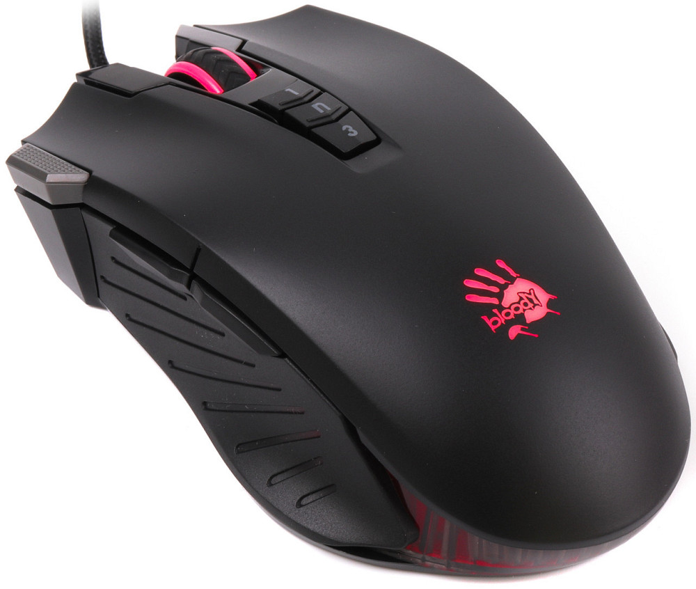 Миша A4Tech V9M Bloody Black Extra Fire Button Чорний Харків - фото 1