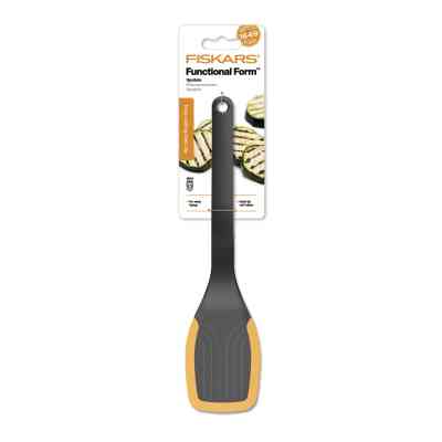 Лопатка кухонна Fiskars Functional Form, 37.3см, пластик, силікон, чорний (1027300) Вінниця