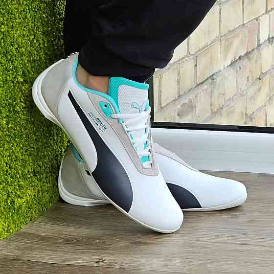 Кросівки Puma for AMG Білі Чоловічі Пума (розміри: 41,42,43,44,45) Відео Огляд Дніпро