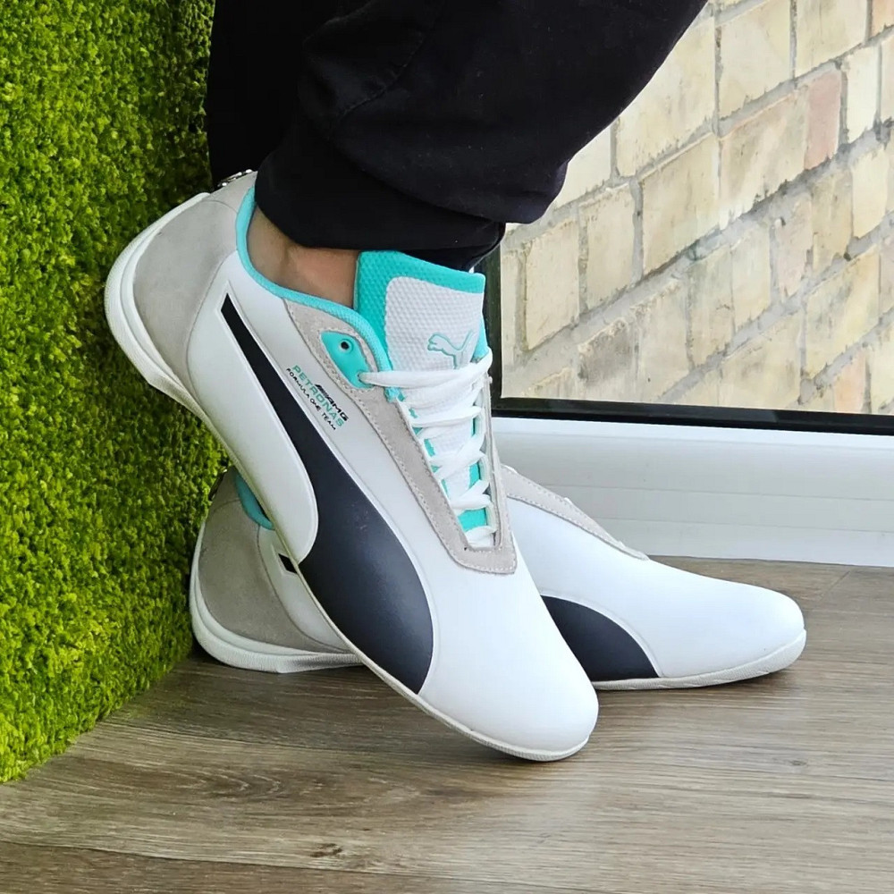 Кросівки Puma for AMG Білі Чоловічі Пума (розміри: 41,42,43,44,45) Відео Огляд Дніпро - фото 2