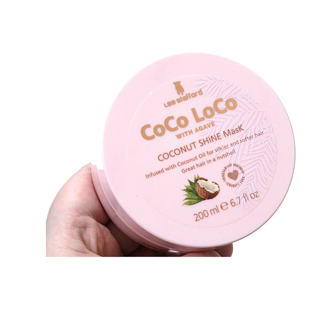 Маска для сяйва волосся з кокосовою олією Coco Loco Coconut Shine Mask Lee Stafford 200 мл Вінниця - фото 4