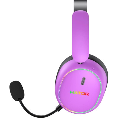 Навушники Hator Phoenix 2 Wireless Hi-Res SyncHUB Cyber Violet (ESH42) Вінниця - фото 3