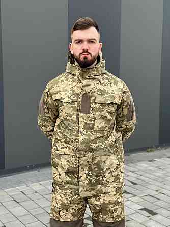 Мужская куртка реп стоп пиксель тактическая мужская куртка демисезонная полевая парка с капюшоном для ВСУ Львов