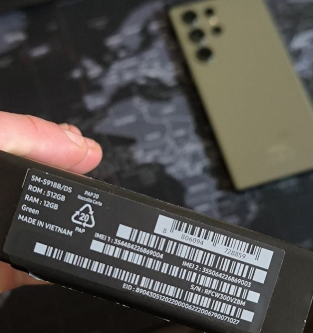 Смартфон , топовий флагман від Samsung.
Galaxy s23 ultra 12/512 green. Киев - изображение 7