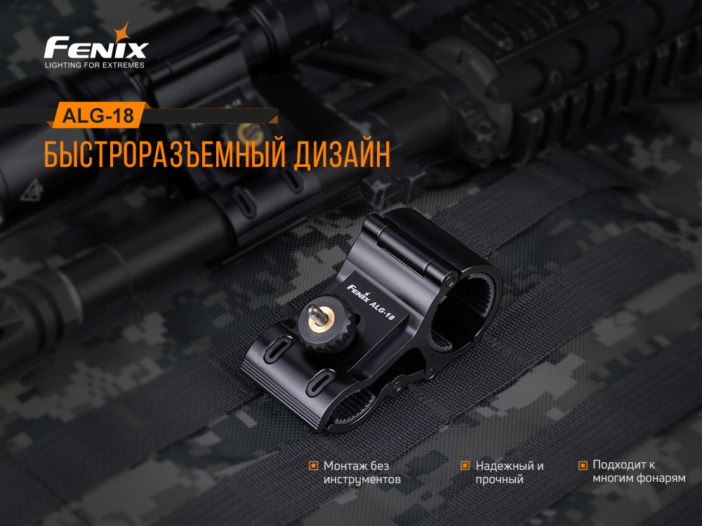 Кріплення на зброю для ліхтарів Fenix ALG-18 Киев - изображение 4