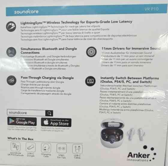 Беспроводные игровые TWS наушники Anker Soundcore VR P10 Харьков