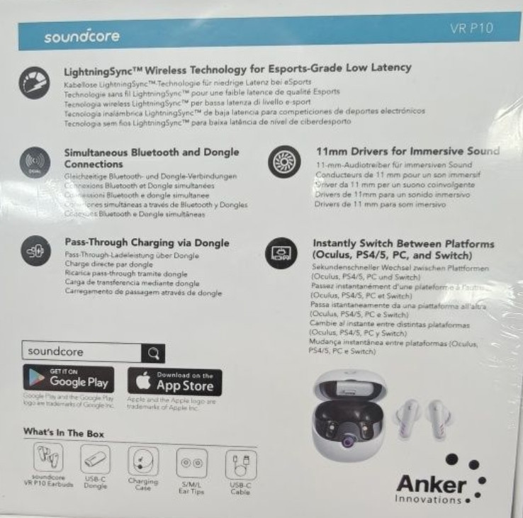 Беспроводные игровые TWS наушники Anker Soundcore VR P10 Харьков - изображение 1