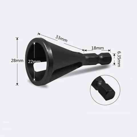 Насадка для дрелі/шуруповерта для зняття фаски, нержавіюча сталь Київ