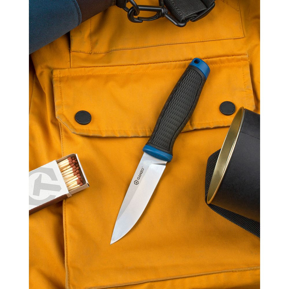 Ніж Ganzo G806-BL блакитний з ножнами Київ - фото 7