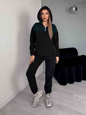 Женский теплый костюм двухцветный Одесса