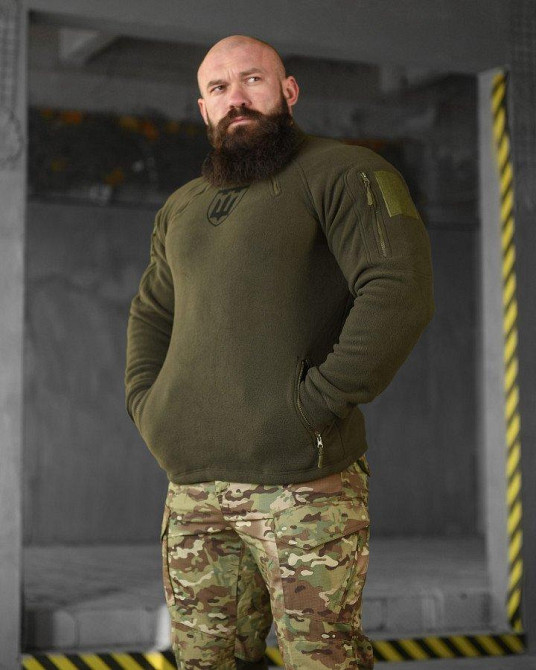 Тактическая флисовка MOTARO ТРО олива ВТ0476 Одесса - изображение 2