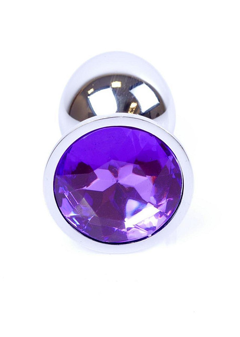 Анальна пробка - Jewellery Silver Plug Purple Sex Aura Київ - фото 2