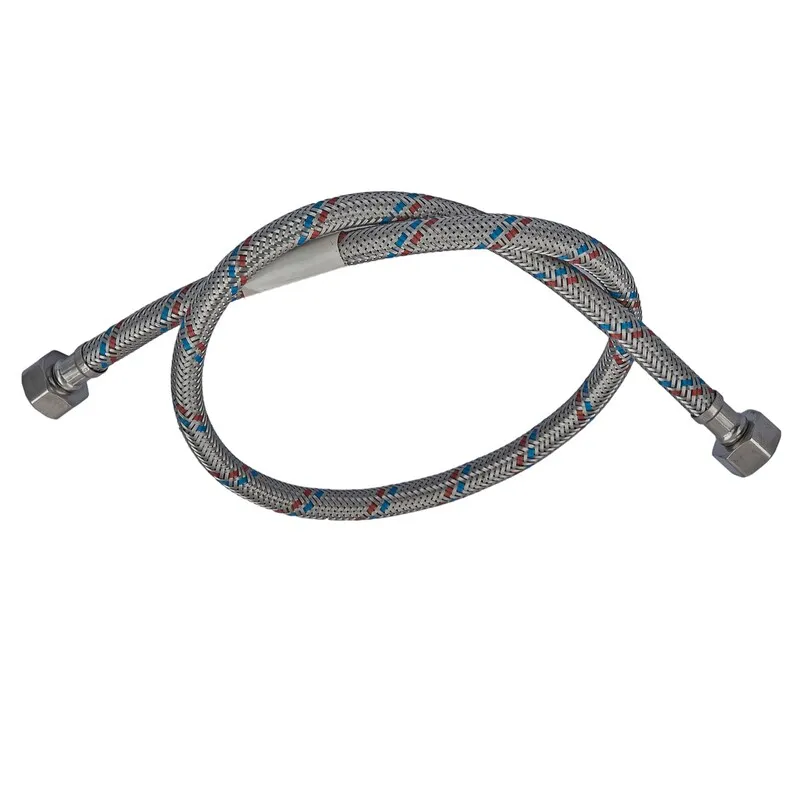 Гнучкий шланг для підключення води гайка 1/2'' - гайка 1/2'' (40 см) Zerix (ZX1550) Київ - фото 1