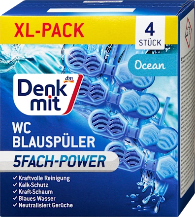 Denkmit WC-Blauspüler Ocean 4 St блок для туалету Львів - фото 1