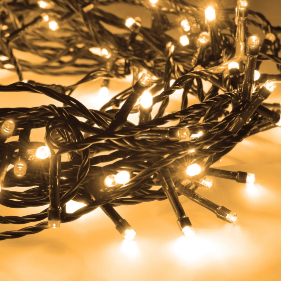 Гірлянда 1000 LED 100м Святкові світлодіодні гірлянди 8 функцій підсвічування, вбудований таймер Київ