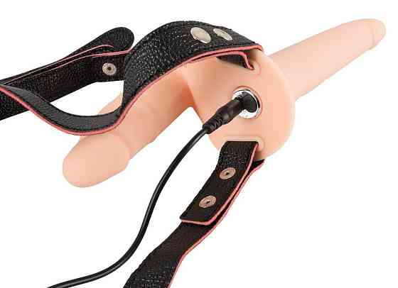 Страпон - Vibrating Double Strap-On Sex Aura Київ
