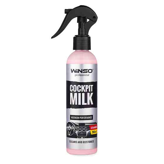 Поліроль-молочко для панелі приладів Winso Cockpit Milk Strawberry, 250мл Львів