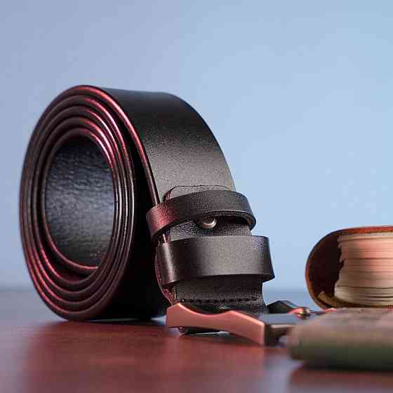 Чоловічий ремінь classic Vintage 20223 Чорний Київ