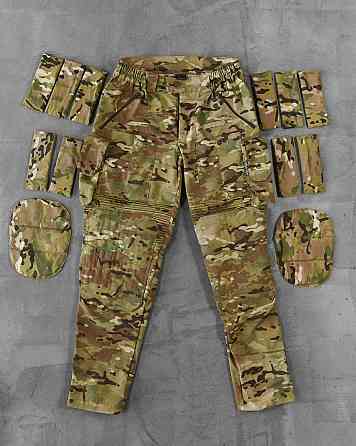 Тактические штаны c кевларовыми вставками мультикам M 48 Одесса
